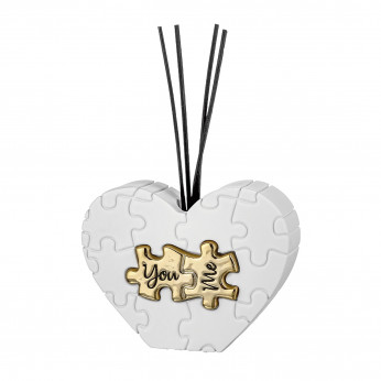 Bongelli Preziosi Bottiglia profumatore con bastoncini a forma di cuore Puzzle