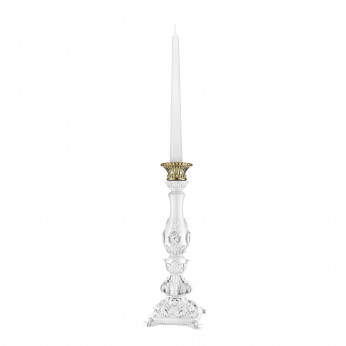 Bongelli Preziosi Candelabro alto in marmorino dal design moderno ed elegante Flame