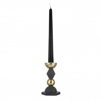 Bongelli Preziosi Candelabro basso in marmorino per una candela dal design elegante Liberty