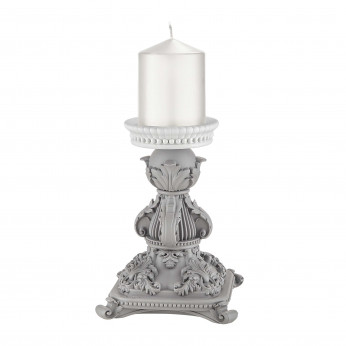 Bongelli Preziosi Candelabro basso in marmorino dal design moderno ed elegante Flame
