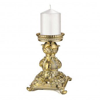 Bongelli Preziosi Candelabro basso in marmorino dal design moderno ed elegante Flame