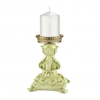 Bongelli Preziosi Candelabro basso in marmorino dal design moderno ed elegante Flame