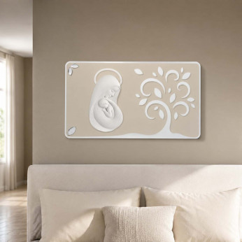 Bongelli Preziosi Capezzale moderno per camera da letto con maternità 70x40 in legno Albero della Vita