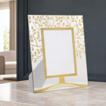 Bongelli Preziosi Cornice portafoto grande in vetro dal design moderno ed elegante
