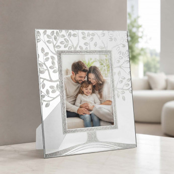 Bongelli Preziosi Cornice portafoto piccola in vetro dal design moderno ed elegante