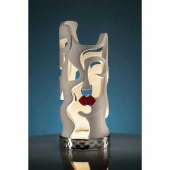 Bongelli Preziosi Lampada da tavolo alta in marmorino dal design moderno Viso