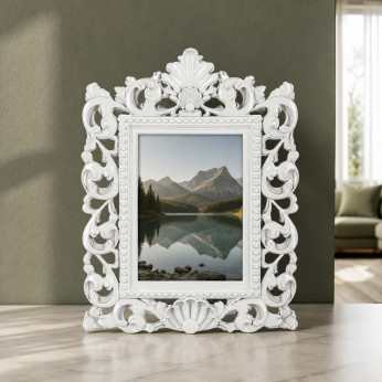 Bongelli Preziosi Portafoto da tavolo barocco in marmorino dal design moderno ed elegante Barocco