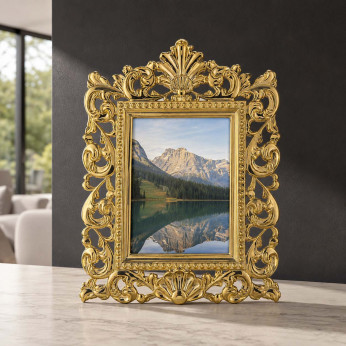 Bongelli Preziosi Portafoto da tavolo barocco in marmorino dal design moderno ed elegante Barocco