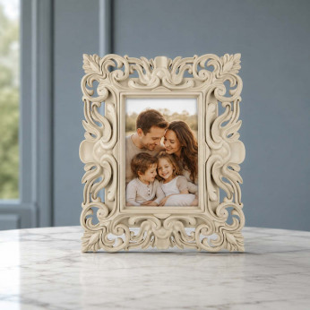 Bongelli Preziosi Portafoto da tavolo in stile barocco in marmorino dal design moderno ed elegante Barocco