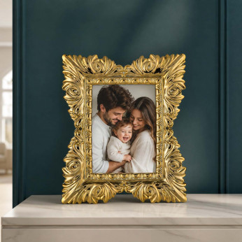 Bongelli Preziosi Portafoto da tavolo rettangolare in marmorino dal design moderno ed elegante Barocco