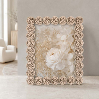 Bongelli Preziosi Portafoto grande con cornice in marmorino dal design moderno