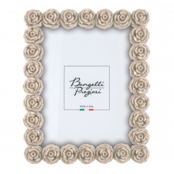 Bongelli Preziosi Portafoto grande con cornice in marmorino dal design moderno