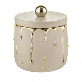 Bongelli Preziosi Portagioie in marmorino con decori a goccia design moderno ed elagante Rugiada