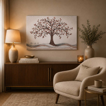 Bongelli Preziosi Quadretto moderno con albero della vita 50x35