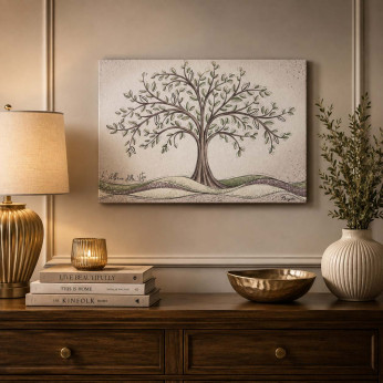 Bongelli Preziosi Quadretto moderno con albero della vita 50x35 