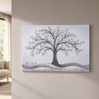 Bongelli Preziosi Quadro moderno con albero della vita 80x56