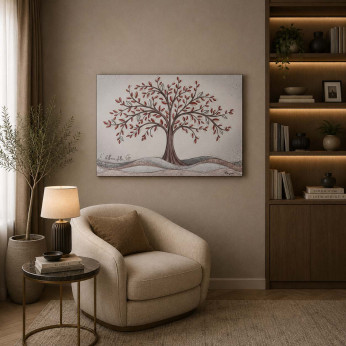 Bongelli Preziosi Quadro moderno con albero della vita 80x56