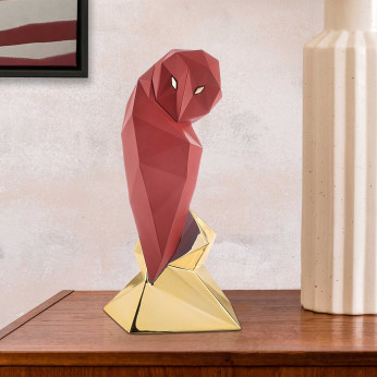Bongelli Preziosi Scultura da tavolo Gufo piccola in marmorino dal design moderno ed elegante Modern Animal