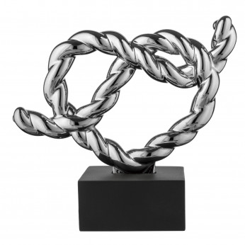 Bongelli Preziosi Scultura moderna in marmorino con Nodo 3 Nodo Cuore