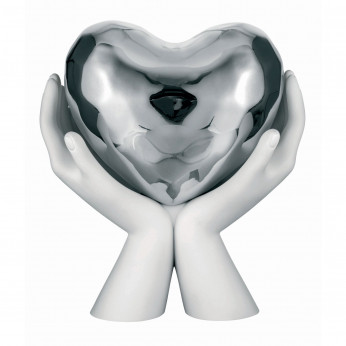 Bongelli Preziosi Scultura moderna media con mani che stringono un cuore