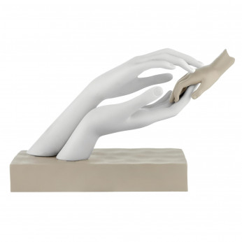 Bongelli Preziosi Scultura piccola in marmorino dal design moderno Carezza