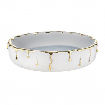 Bongelli Preziosi Svuota tasche in marmorino con decori a goccia design moderno ed elagante Rugiada