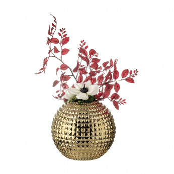 Bongelli Preziosi Vaso in marmorino a boccia grande dal design elegante Diamond