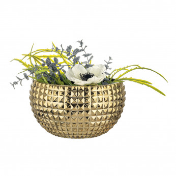 Bongelli Preziosi Vaso in marmorino a mezzaluna grande dal design elegante Diamond