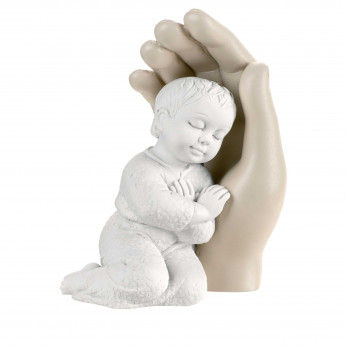 Bongelli Preziosi Bomboniera Battesimo - Scultura Bambino abbracciato 