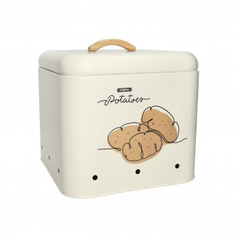 Brandani Barattolo per alimenti in metallo con coperchio Potatoes