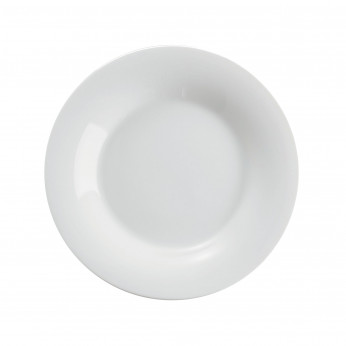 Brandani Set 6 pezzi piatti frutta in ceramica dalle linee classiche ed eleganti Montana