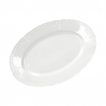 Brandani Vassoio ovale in ceramica Ricordi
