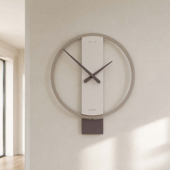 CalleaDesign Orologio a pendolo in legno dal design moderno per cucina o soggiorno Kurt