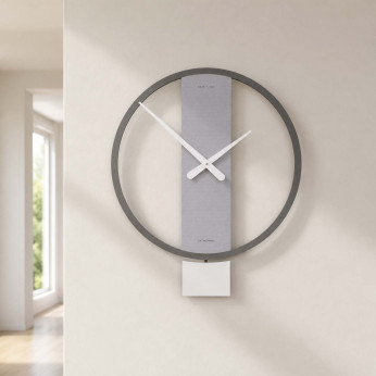 CalleaDesign Orologio a pendolo in legno dal design moderno per cucina o soggiorno Kurt
