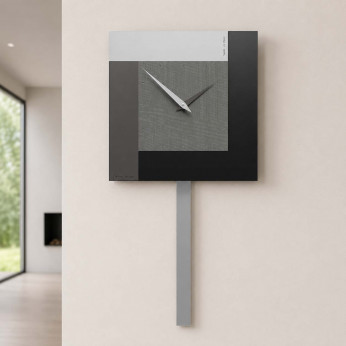 CalleaDesign Orologio a pendolo moderno da parete Stripes
