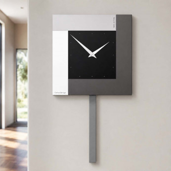 CalleaDesign Orologio a pendolo moderno da parete Stripes