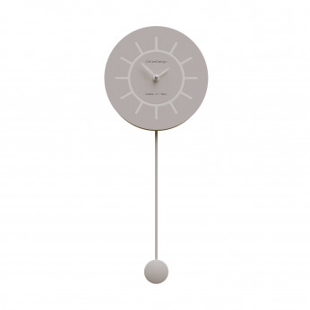 CalleaDesign Orologio da parete a pendolo in legno dal design moderno Philip