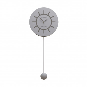 CalleaDesign Orologio da parete a pendolo in legno dal design moderno Philip