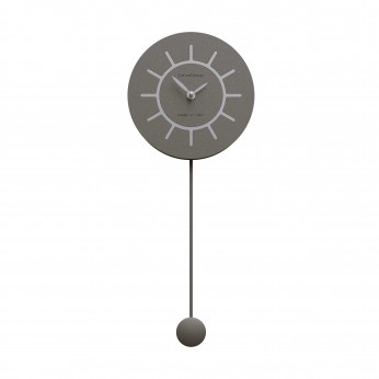 CalleaDesign Orologio da parete a pendolo in legno dal design moderno Philip