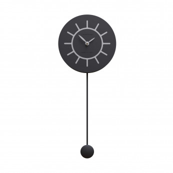 CalleaDesign Orologio da parete a pendolo in legno dal design moderno Philip