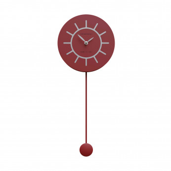 CalleaDesign Orologio da parete a pendolo in legno dal design moderno Philip