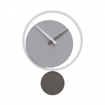 CalleaDesign Orologio da parete a pendolo in legno dal design moderno Eclipse