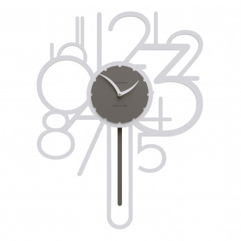 CalleaDesign Orologio da parete a pendolo in legno dal design moderno ed elegante Joseph