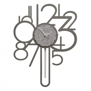 CalleaDesign Orologio da parete a pendolo in legno dal design moderno ed elegante Joseph