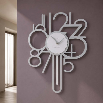 CalleaDesign Orologio da parete a pendolo in legno dal design moderno ed elegante Joseph