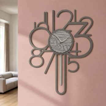 CalleaDesign Orologio da parete a pendolo in legno dal design moderno ed elegante Joseph