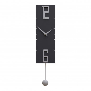 CalleaDesign Orologio da parete a pendolo in legno dal design moderno ed elegante Rock