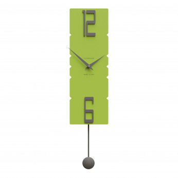 CalleaDesign Orologio da parete a pendolo in legno dal design moderno ed elegante Rock