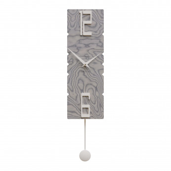 CalleaDesign Orologio da parete a pendolo in legno dal design moderno ed elegante Rock