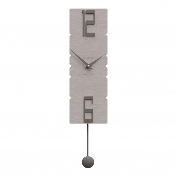 CalleaDesign Orologio da parete a pendolo in legno dal design moderno ed elegante Rock